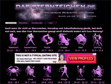 Tablet Screenshot of das-sternzeichen.de